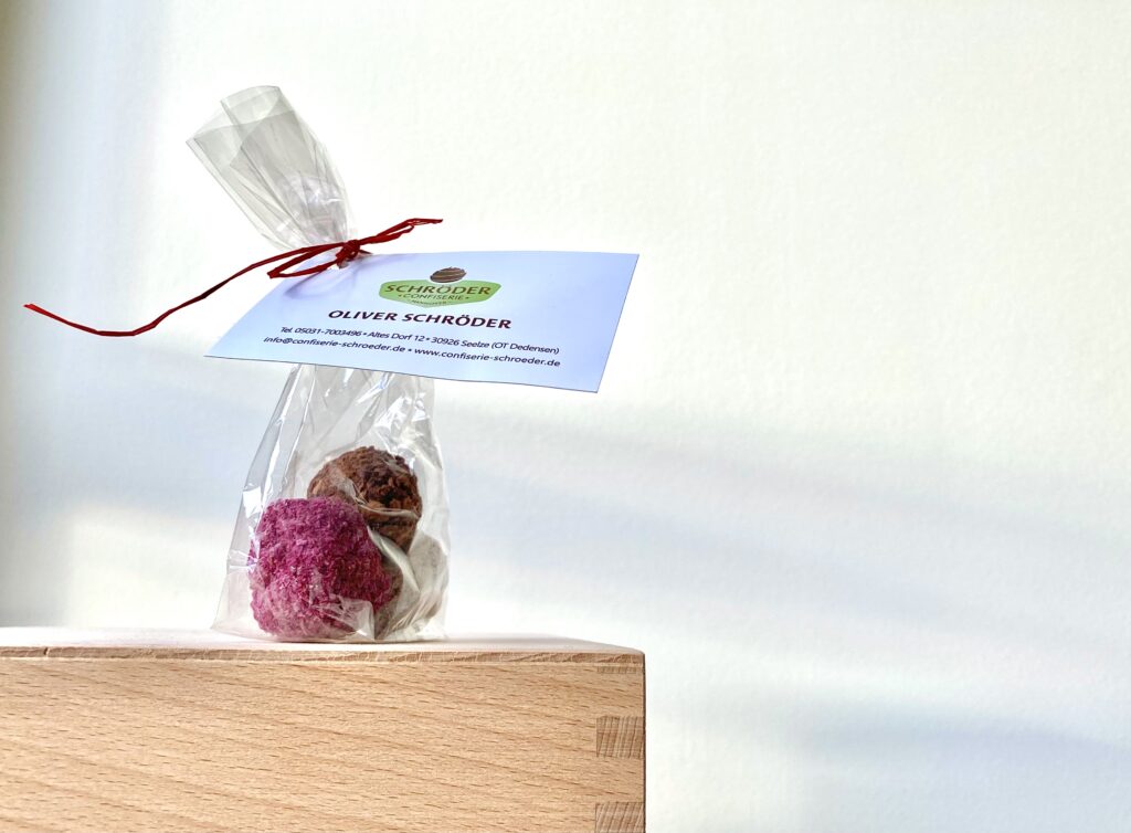 Confiserie Schröder - 3er Zellglasbeutel 3er Zellglasbeutel